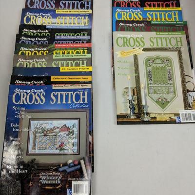 93 Stoney Creek Cross Stitch Collection Magazines Nov '89 - Feb 2006