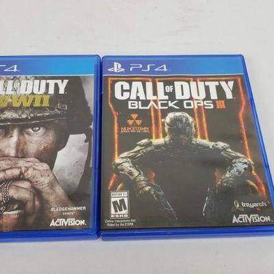 2 PS4, Call of Duty WWII to Call of Duty Black OPS III