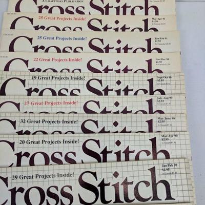 52 Cross Stitch & Country Crafts Magazines May '86- Dec '95