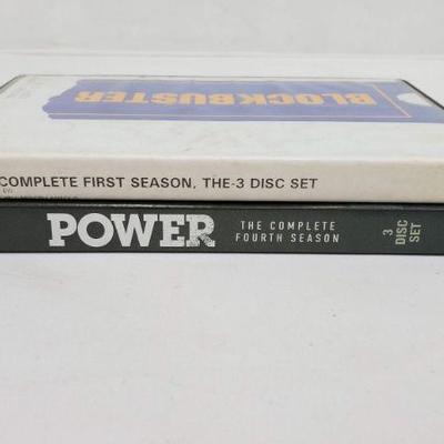 2 DVDs, Oz Complete 1st Season & Power Complete 4th Season