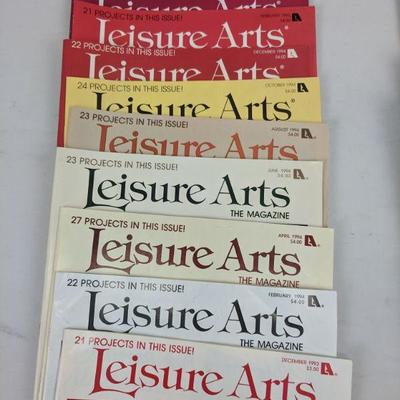 60 Leisure Arts Magazines Nov '86- Dec 97