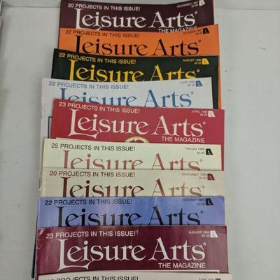 60 Leisure Arts Magazines Nov '86- Dec 97
