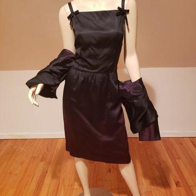 1950's Jonathan Logan dress/jacket ensemble shantung