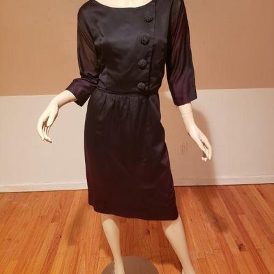 1950's Jonathan Logan dress/jacket ensemble shantung