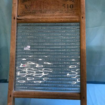 Washboard with Advertising
