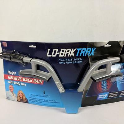 Lo-Bak Trax Portable Spinal Traction Device - New
