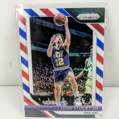 Prizm Basketball John Stockton Utah Jazz Card - New