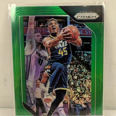 Prizm Basketball Donovan Mitchell Utah Jazz Card (Green) - New