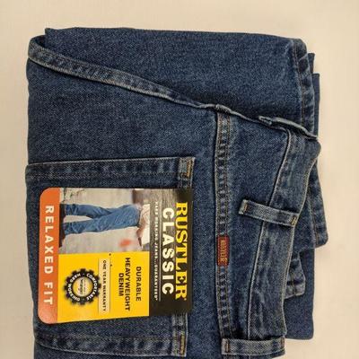 Rustler Classic Relaxed FIt Jeans, Men's, 34 x 30 - New
