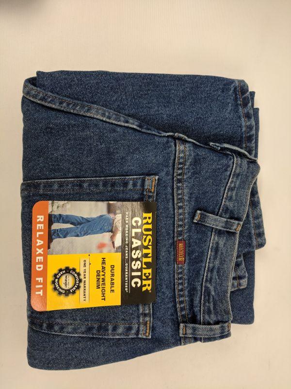 Rustler Classic Relaxed FIt Jeans, Men's, 34 x 30 - New | EstateSales.org