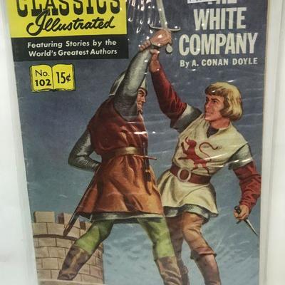 Classics Illustrated 102 The White Company comic