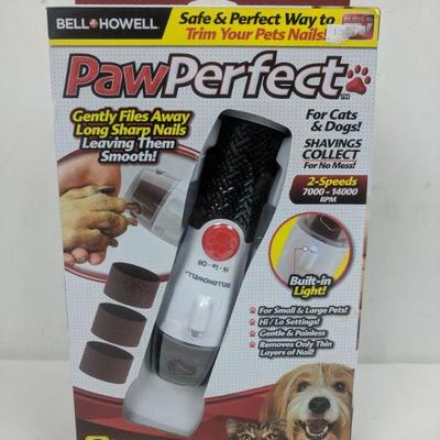 Bell Howell Paw Perfect Nail Cutter, As Seen On TV - New