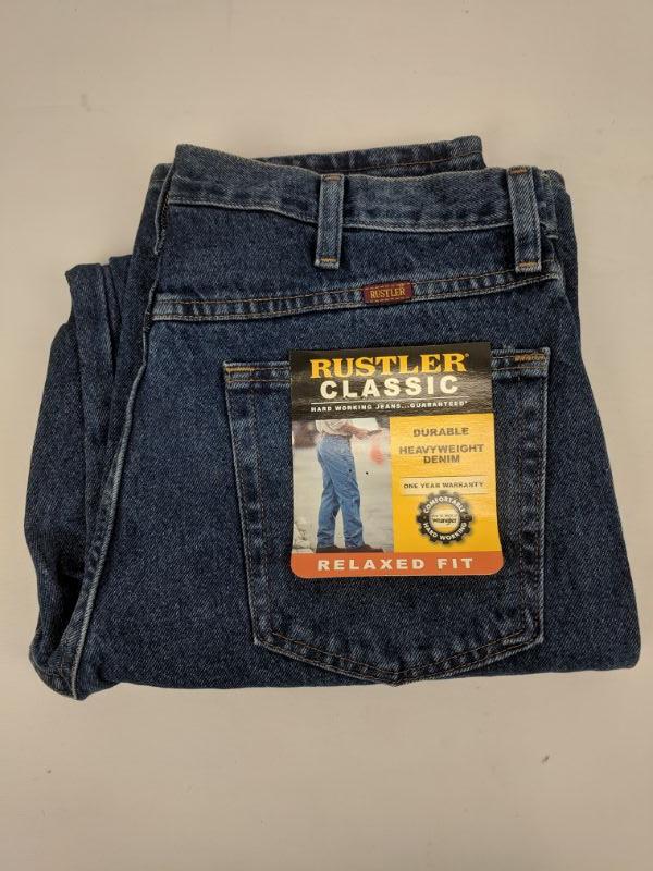 rustler men's relaxed fit jeans