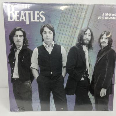 The Beatles 16- Month 2019 Calendar - New