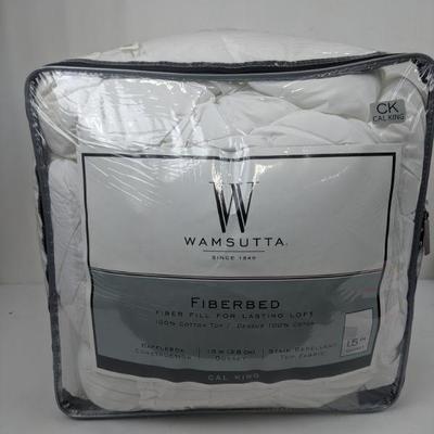 Wamsutta Fiberbed (For Comfort), White, Cal King - New