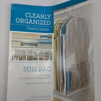 Clearly Organized Storage System Suit Case - New