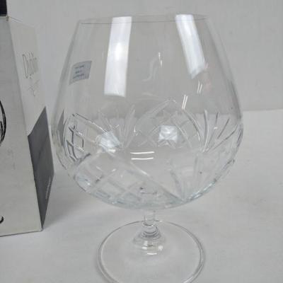 Dublin Reserve, Set of 2, 22 oz Crystal Brandy Glasses - New
