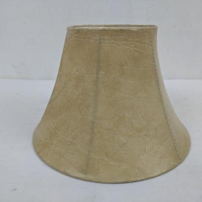 Medium Tan Lamp Shade - New