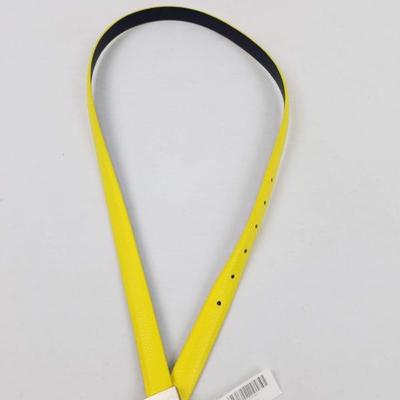 Black & Yellow Reversible Belt, Size Med/Large - New
