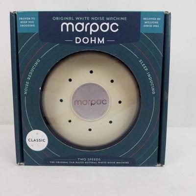 Marpac DOHM Original White Noise Machine. Open Box - New