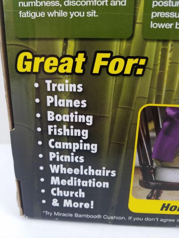 World's Most Comfortable Seat Cushion Miracle Bamboo at Yael Orourke blog