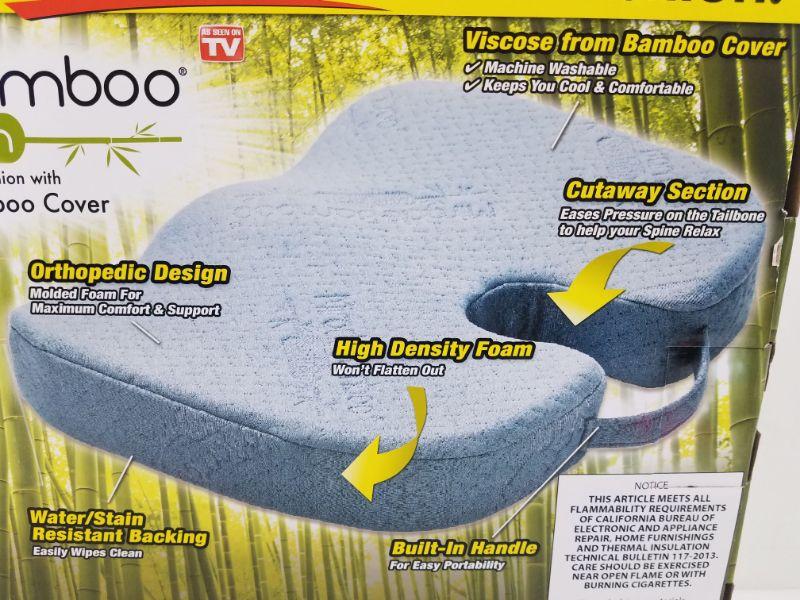 Miracle Bamboo Cushion "World's Most Comfortable Seat Cushion" New