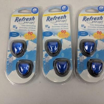 Refresh Your Car Air Fresheners, Linen - New