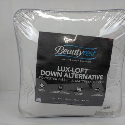 Beautyrest Lux-Loft Down Alternative Mattress Topper - New