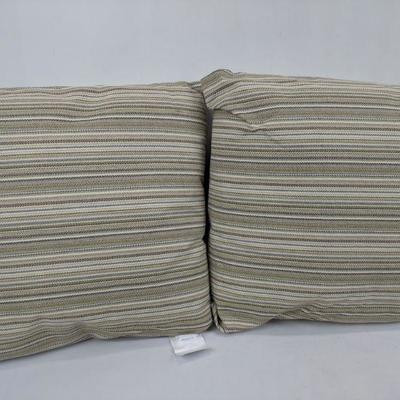 Better Homes & Gardens Multi Stripe Herringbone Decorative Pillows, 20x20