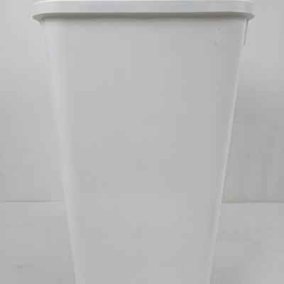 Garbage Can, White, 27 quart