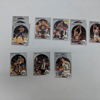 1990 NBA Hoops Jazz Players, 12 Cards
