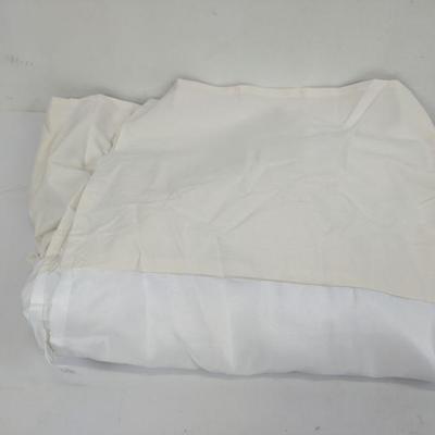 Twin White/Cream Bedskirt 39