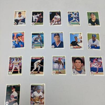 1990 Upper Deck Misc Players, 17 Cards