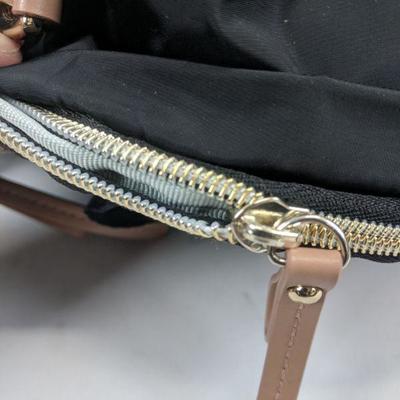 Skip Hop Black Nylon Quilted Backpack - Broken Zipper