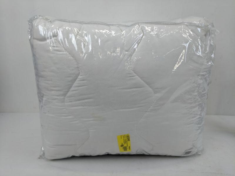 1" Mattress Topper, White, King New