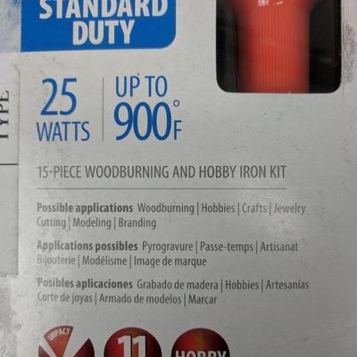 Weller 15- Piece Woodburning and Hobby Iron Kit - New