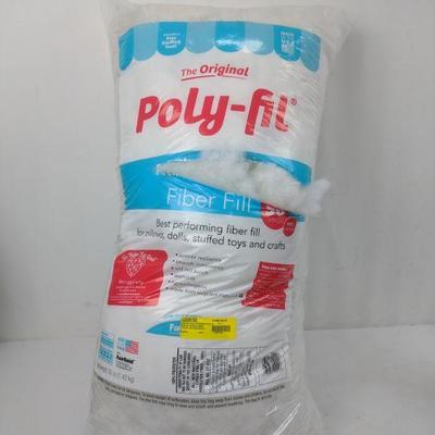 The Original Poly-fil Fiberfill 50 Oz - New, Small Tear in Package