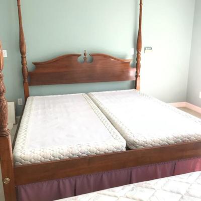 Lot 346 - King Four Poster Bed