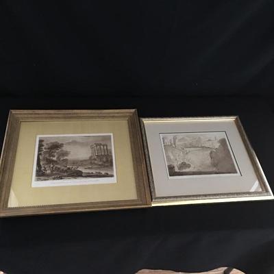 Lot 237 - Pair of  Claude Lorraine Framed Prints 