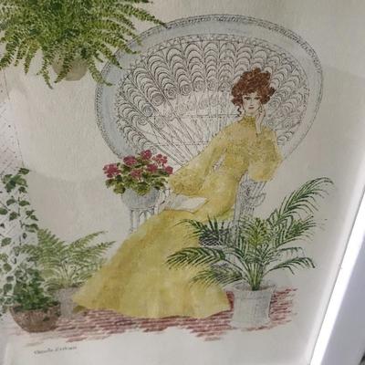 Lot 334 - Paintings, Mirror, Stool and More 