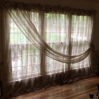 Lot 251 - Sheer Curtains 