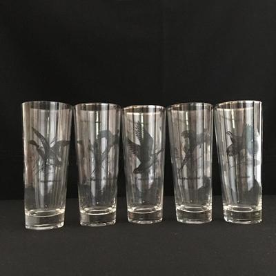Lot 283 - Duck Artwork and Glasses