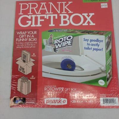  Prank Pack, Roto Wipe Prank Gift Box, Wrap Your Real