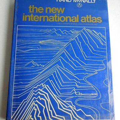 Lot 37: Vintage New Century Dictionary 2 Vol Set and Atlases