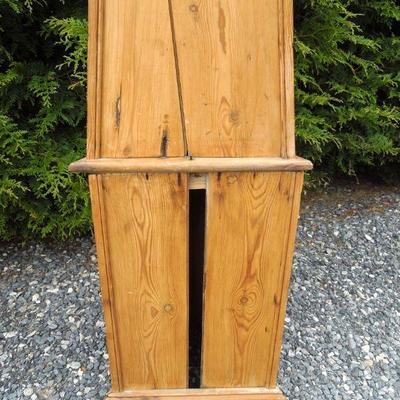 Lot 43: Antique Wood Sectional Obelisk 9.5 Ft 