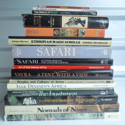 Lot 36: Africa Travel and Culture Books Boxed Lot
