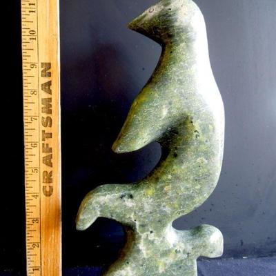 Lot 101: Inuit Serpentine Stone Seal Carving