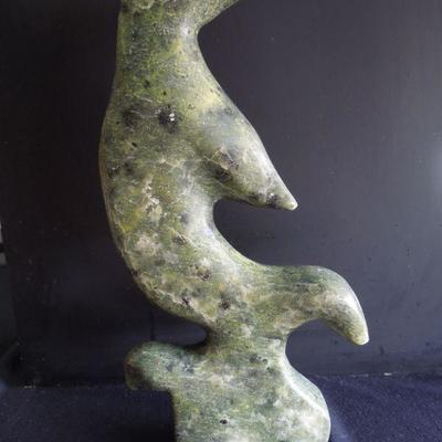 Lot 101: Inuit Serpentine Stone Seal Carving
