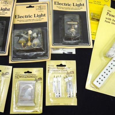 Lot 207: Bag of Packaged Dollhouse Building Supplies and Accessories