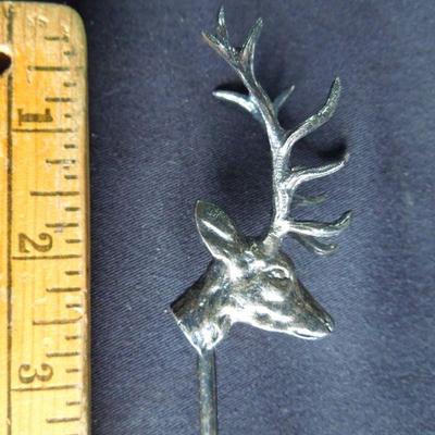 Lot 154: Collection of Barware and Italian Silver Plate Stag Stirrer